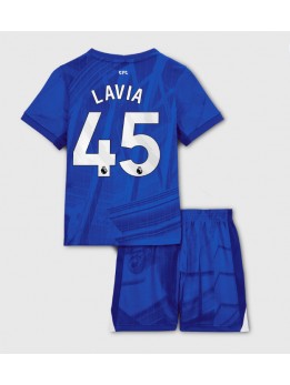 Chelsea Romeo Lavia #45 Replika Hemmakläder Barn 2025-26 Kortärmad (+ byxor)